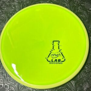 Axiom Discs MVP Lab Second Bright Yellow Neutron Hex Disc Golf Disc